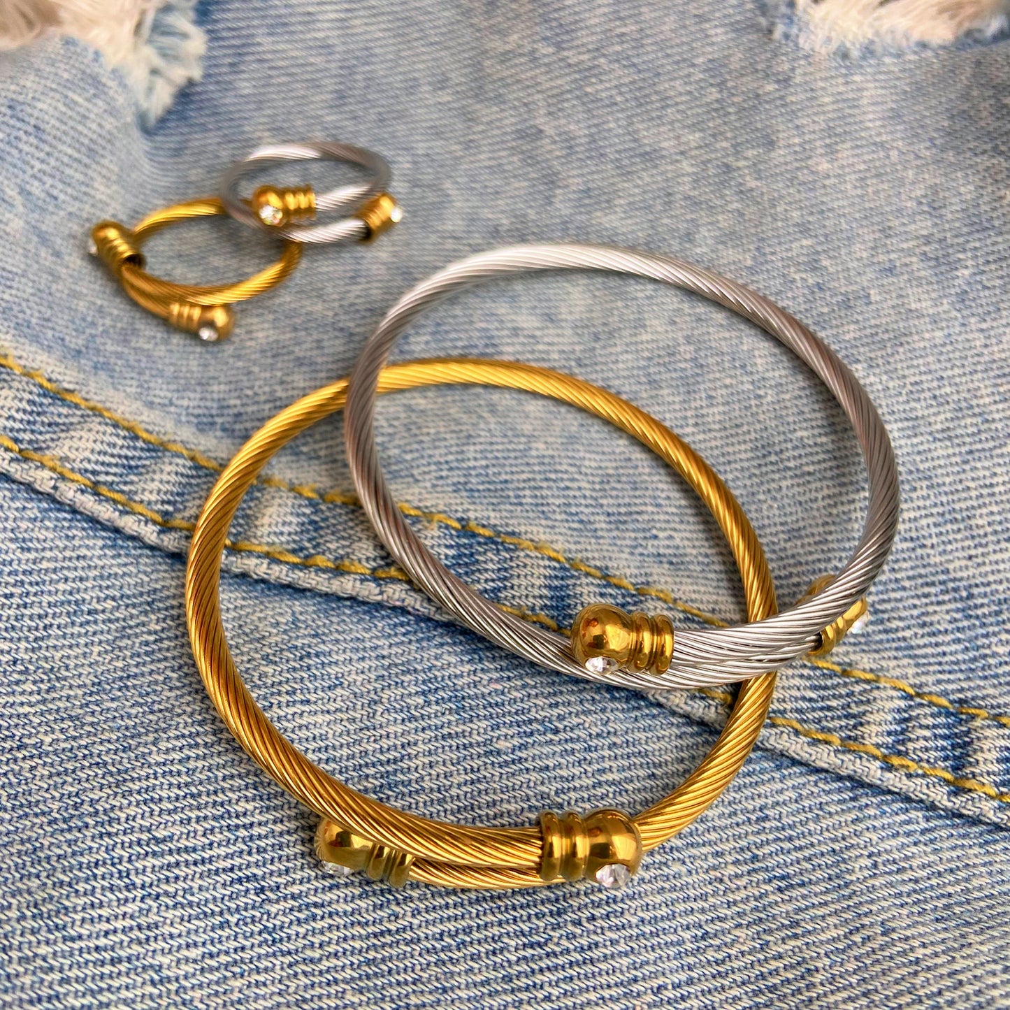 Torque Bangles Set