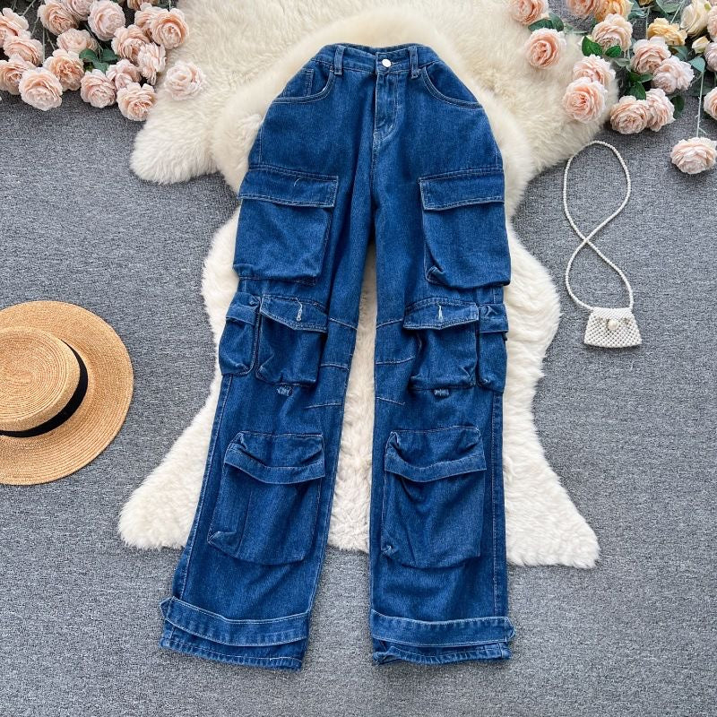 Cargo Pocket Jeans