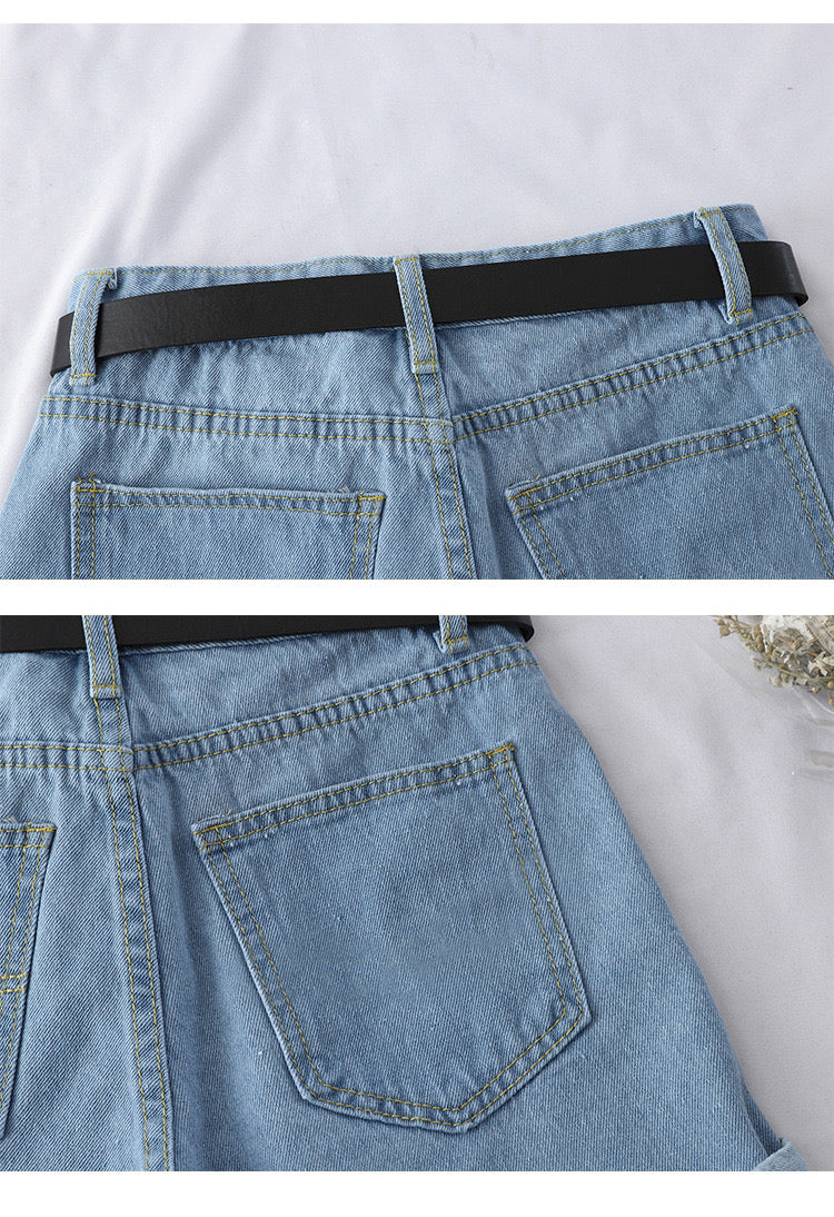 Washed Short Jean